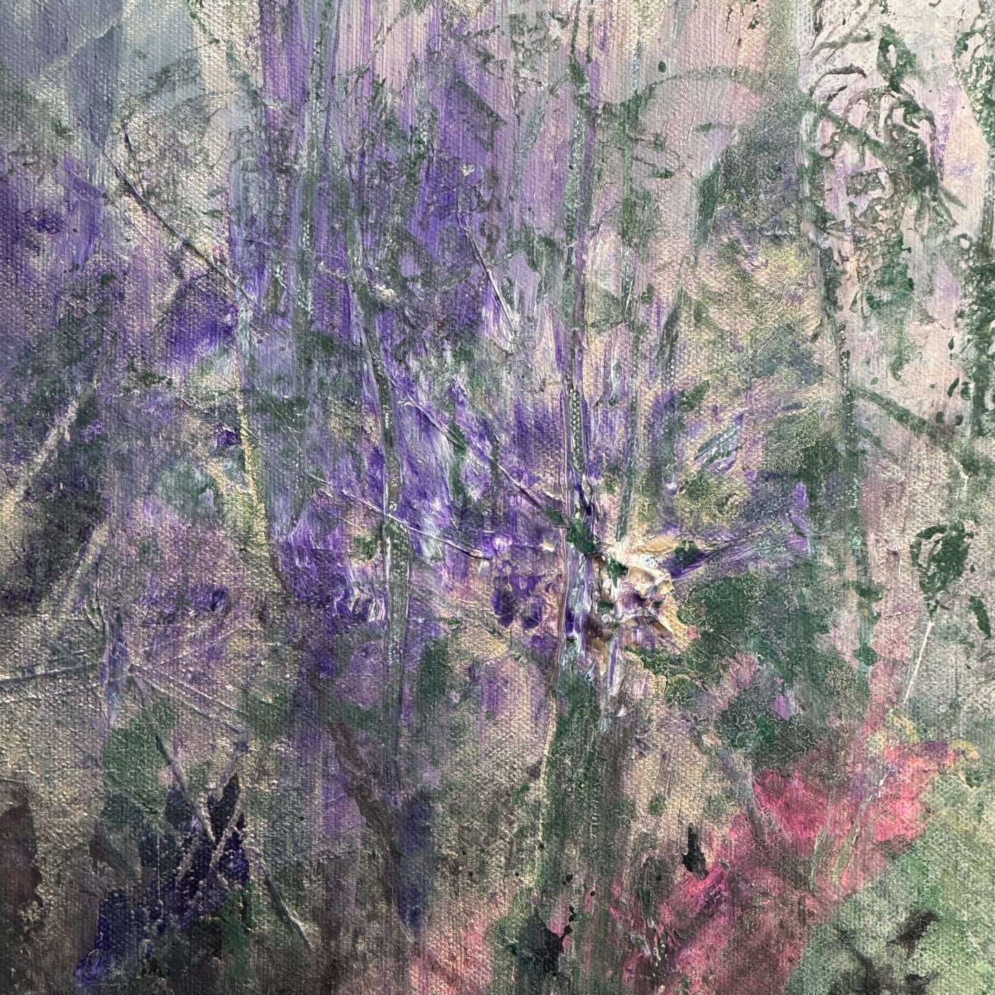 Wo Nebel tanzen und Hoffnung blüht - Gemälde Nr. 572