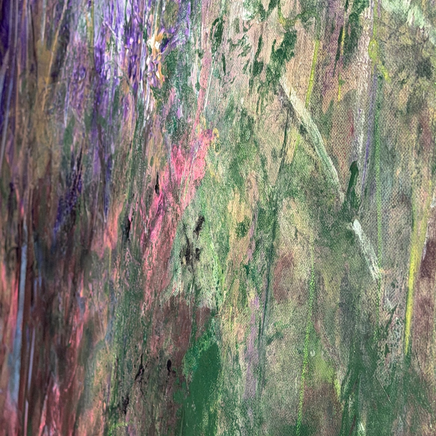 Wo Nebel tanzen und Hoffnung blüht - Gemälde Nr. 572