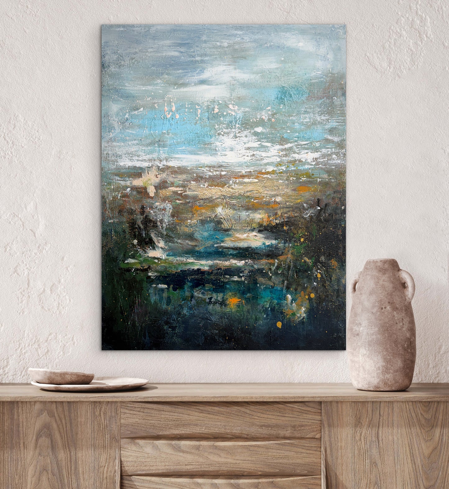 Erinnerung an einen Ort, der nicht mehr Existiert - Gemälde Nr. 574