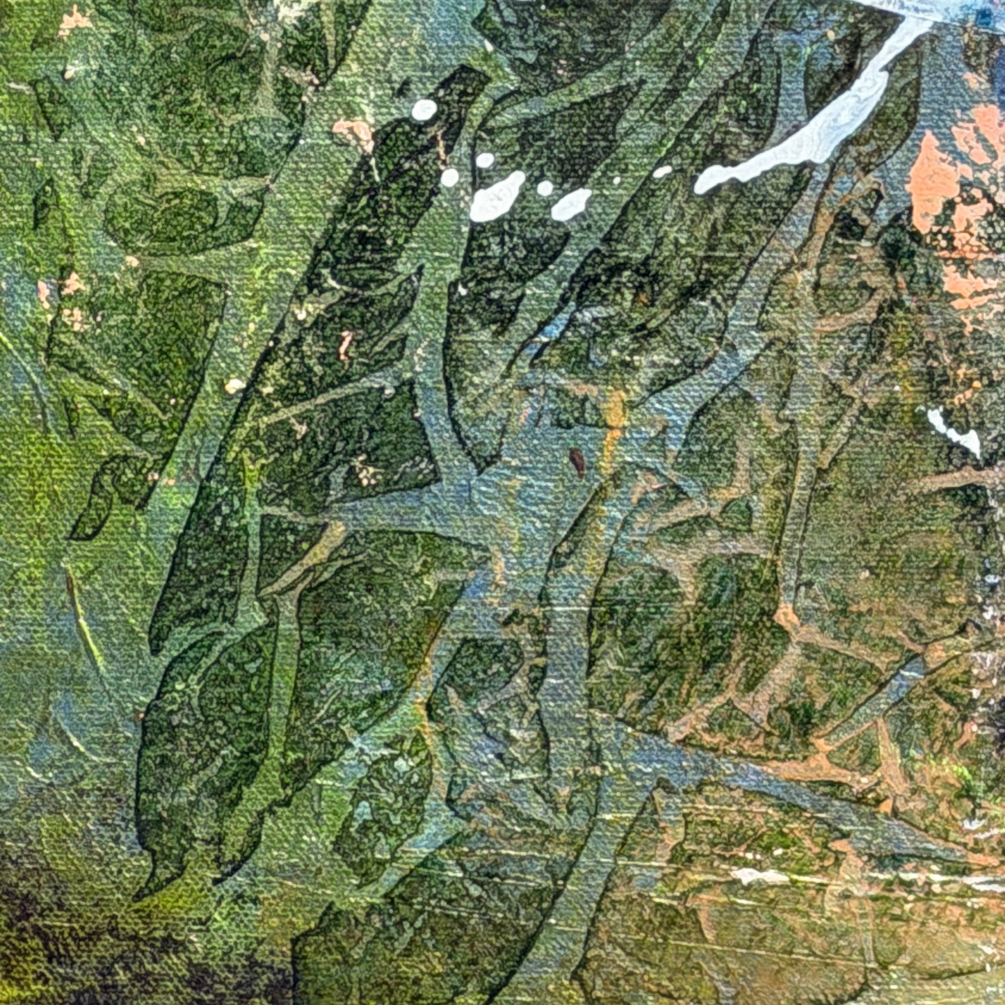 Wo das Licht Spuren hinterlässt - Gemälde Nr. 578 Infolge Ausstellung im Moment nicht verfügbar