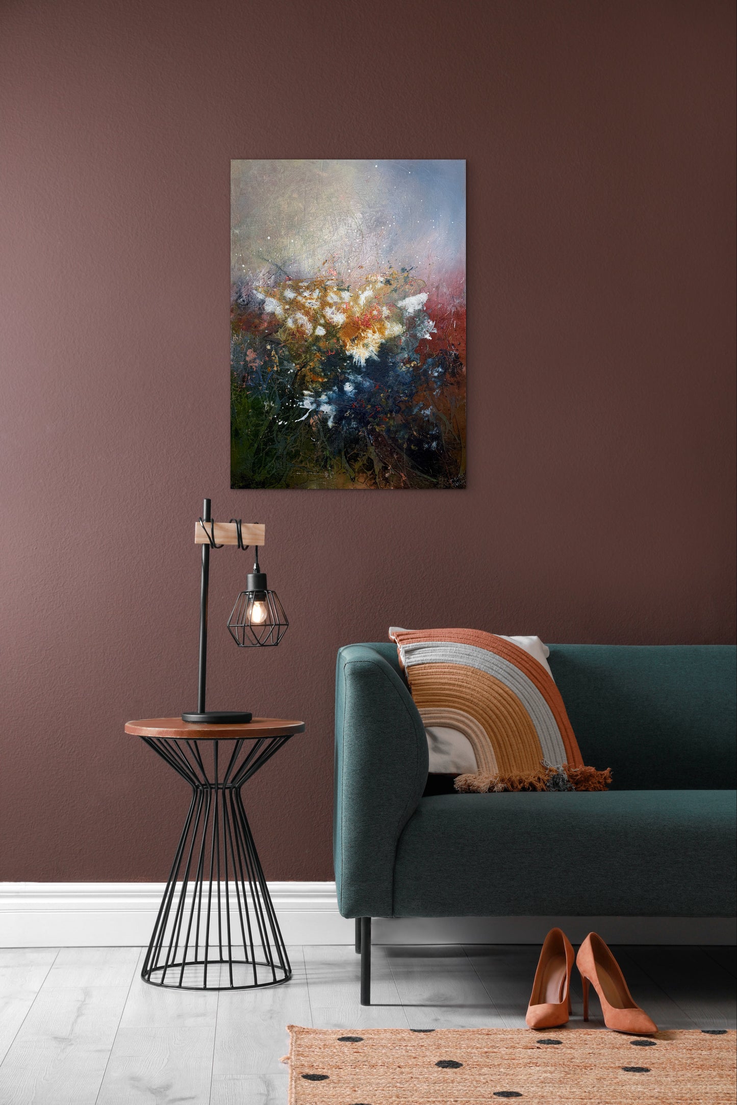 Wo das Licht Spuren hinterlässt - Gemälde Nr. 578 Infolge Ausstellung im Moment nicht verfügbar