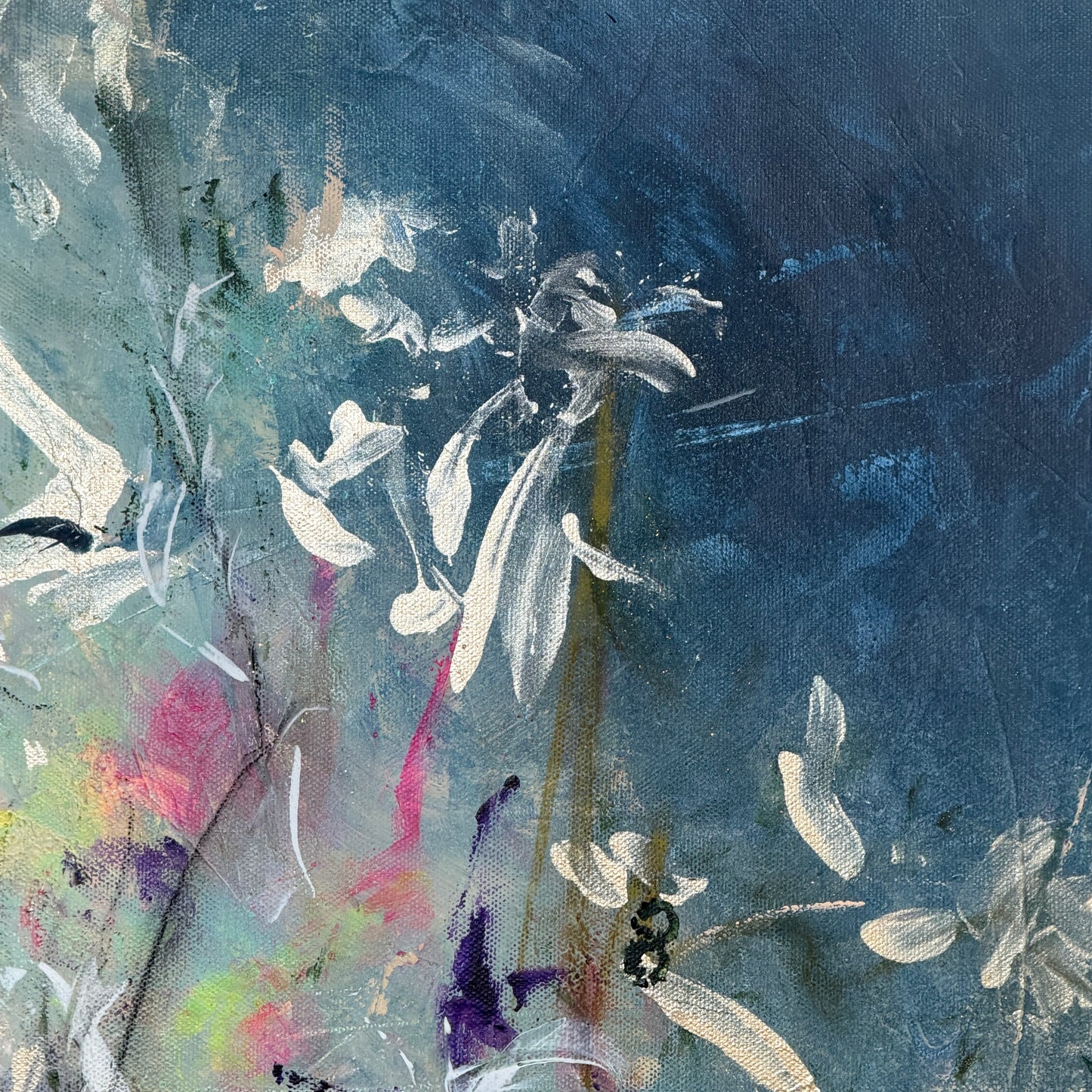 Verwildertes Blühen - Gemälde Nr. 580