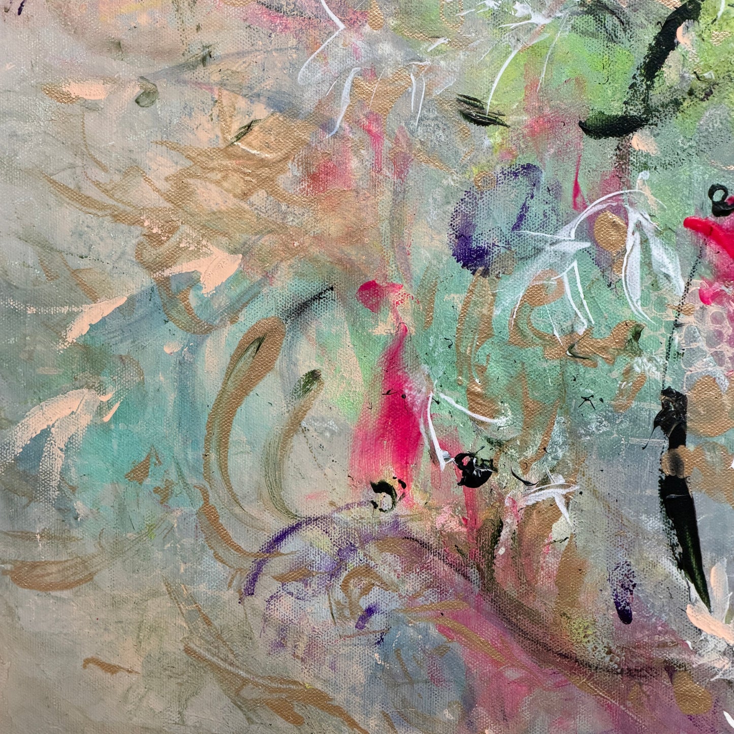 Verwildertes Blühen - Gemälde Nr. 580