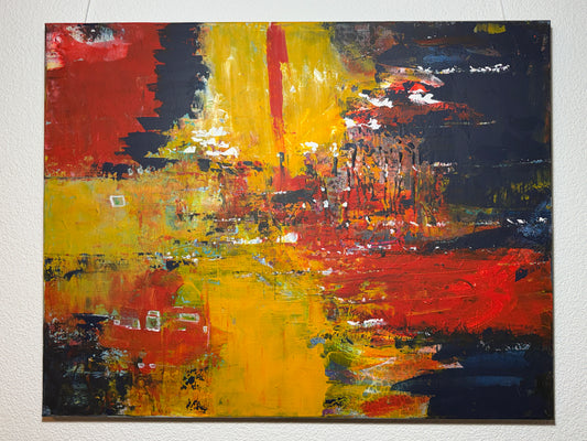 Hochspannung im Hafen - Gemälde Nr. 584