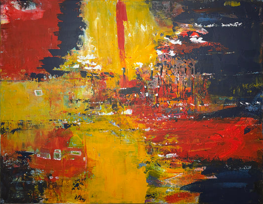 Hochspannung im Hafen - Gemälde Nr. 584