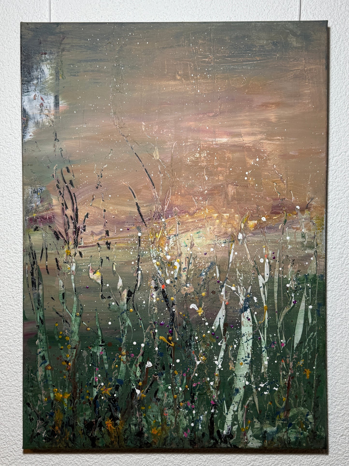 Sternenstaub über der Wiese - Gemälde Nr. 586