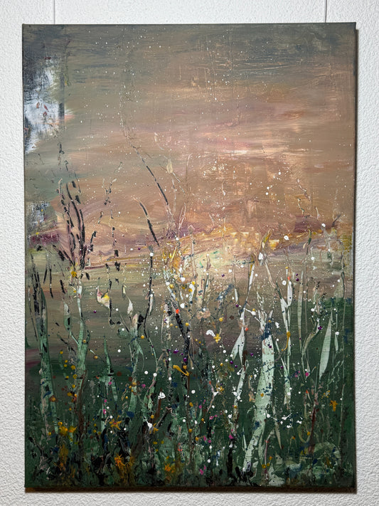 Sternenstaub über der Wiese - Gemälde Nr. 586