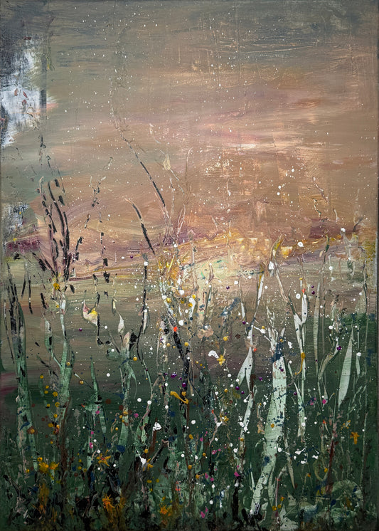 Sternenstaub über der Wiese - Gemälde Nr. 586