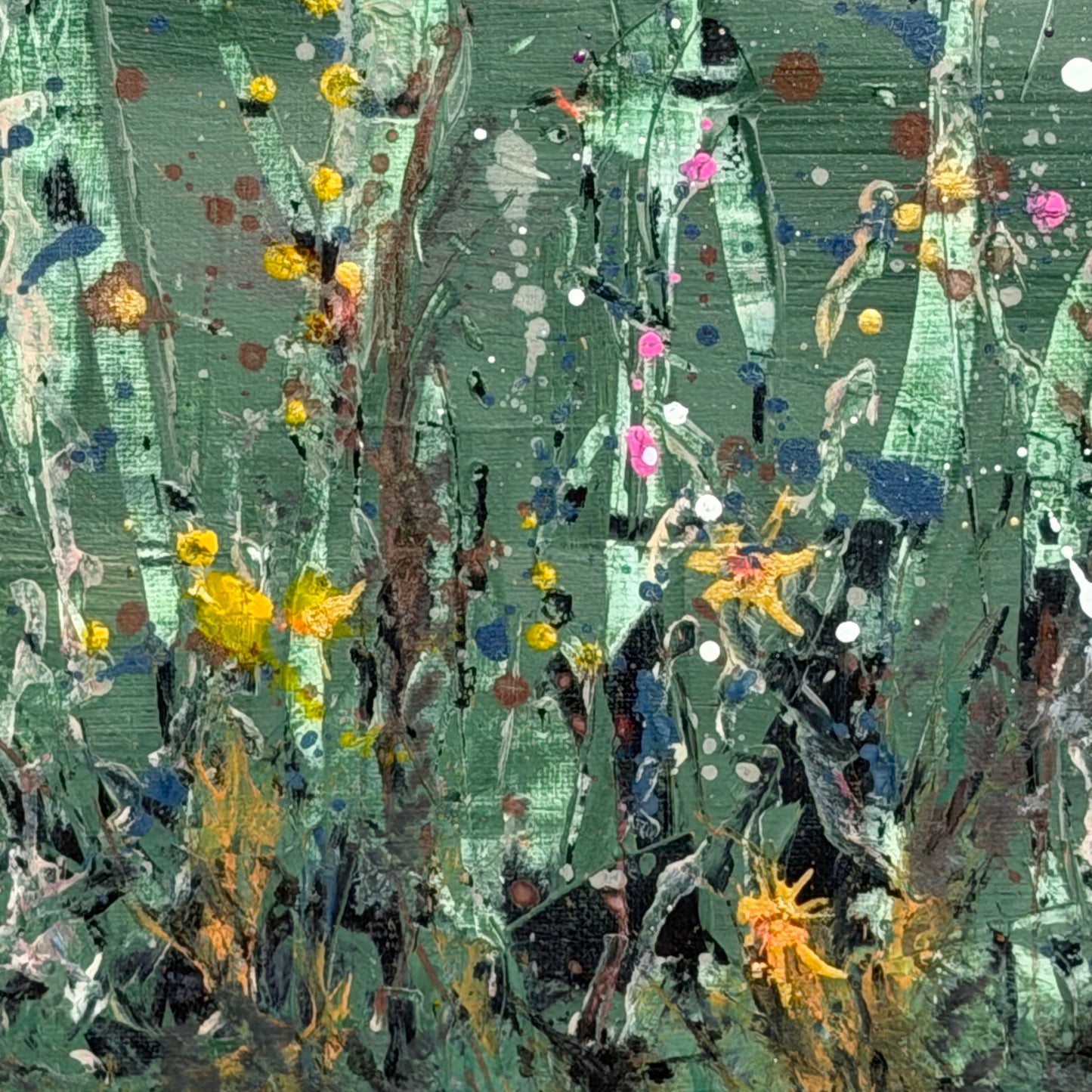 Sternenstaub über der Wiese - Gemälde Nr. 586