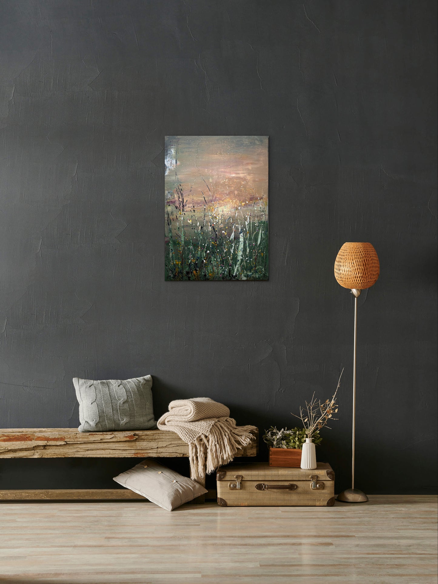 Sternenstaub über der Wiese - Gemälde Nr. 586