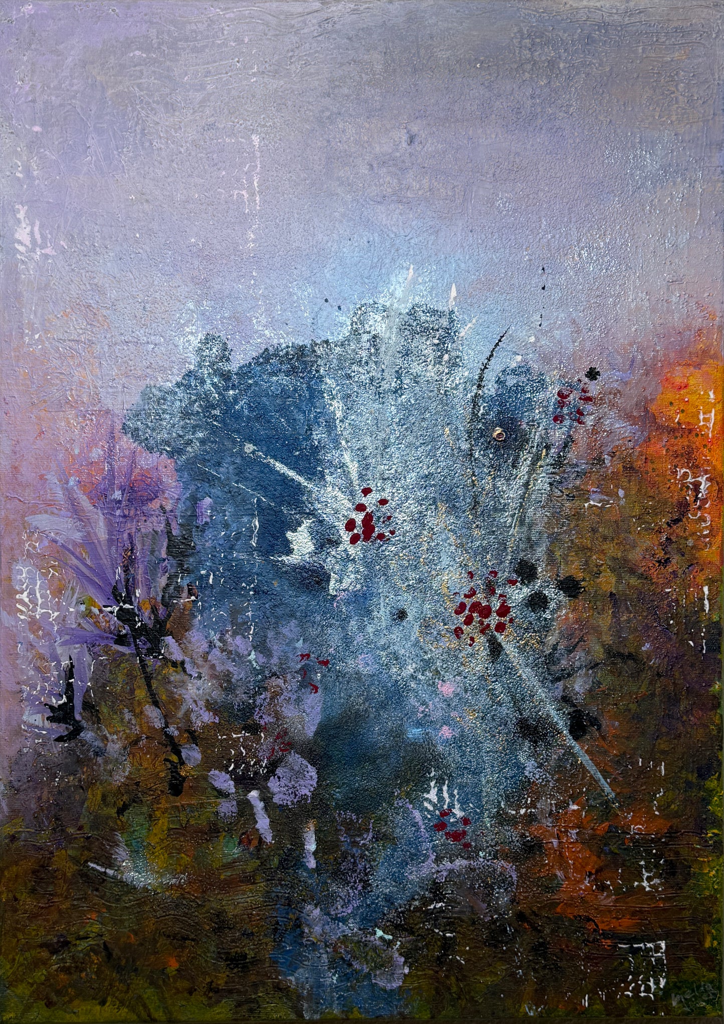 Beeren im Frostlicht - Gemälde Nr. 587