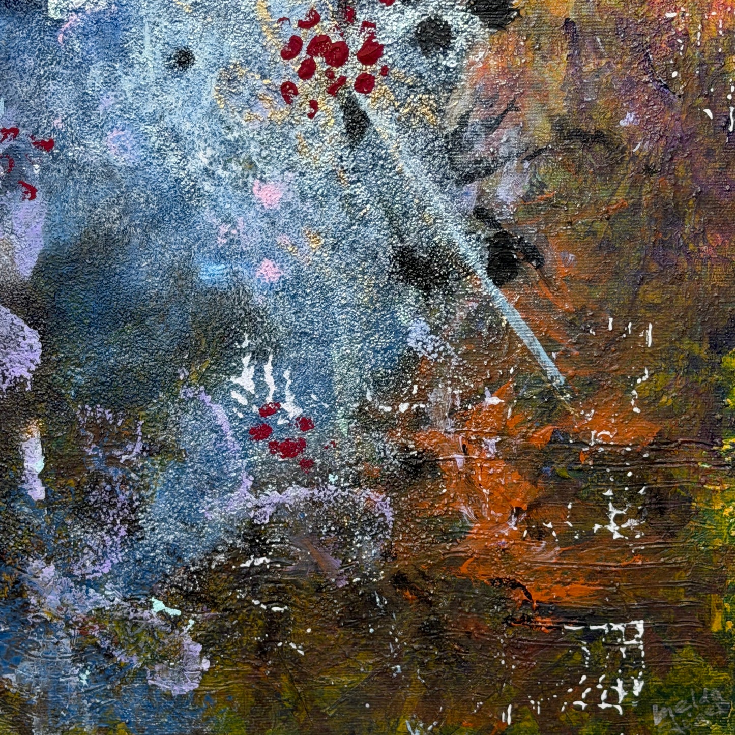 Beeren im Frostlicht - Gemälde Nr. 587