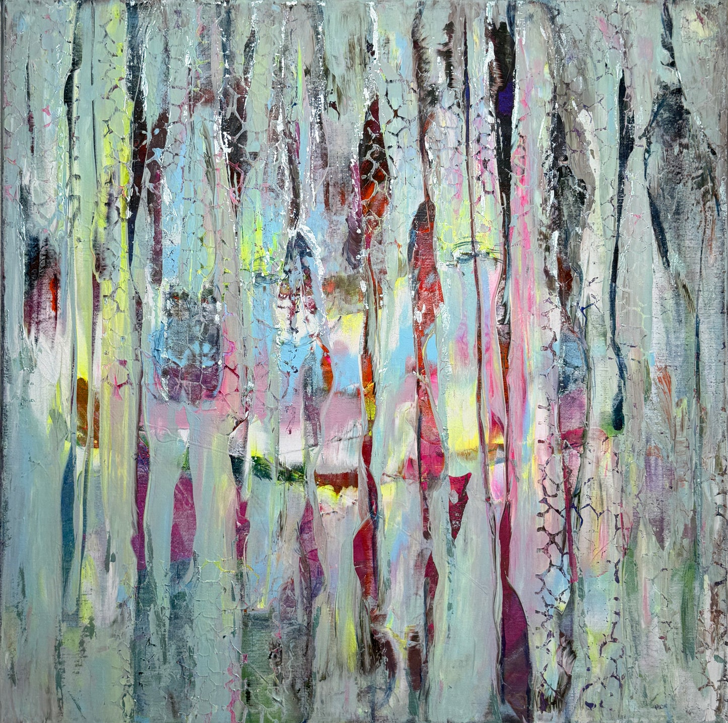 Regen schreibt Geschichten - Gemälde Nr. 591