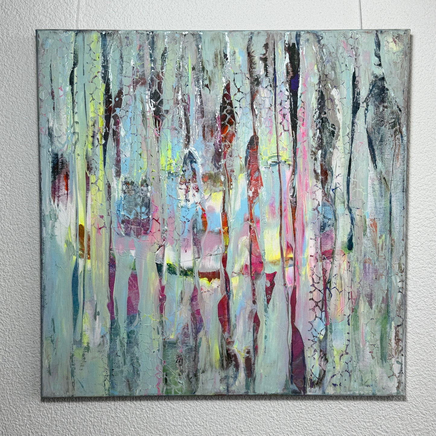 Regen schreibt Geschichten - Gemälde Nr. 591