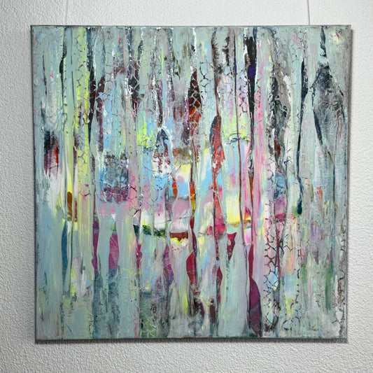 Regen schreibt Geschichten - Gemälde Nr. 591