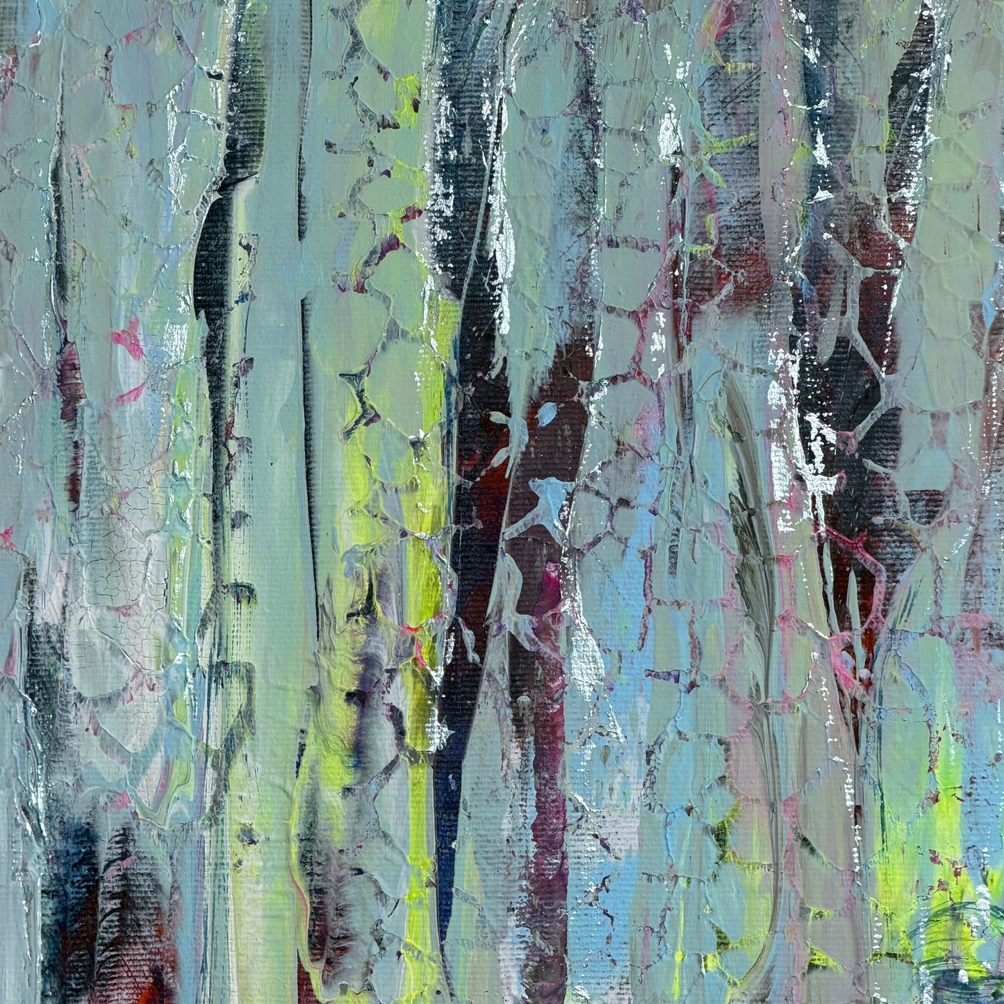 Regen schreibt Geschichten - Gemälde Nr. 591