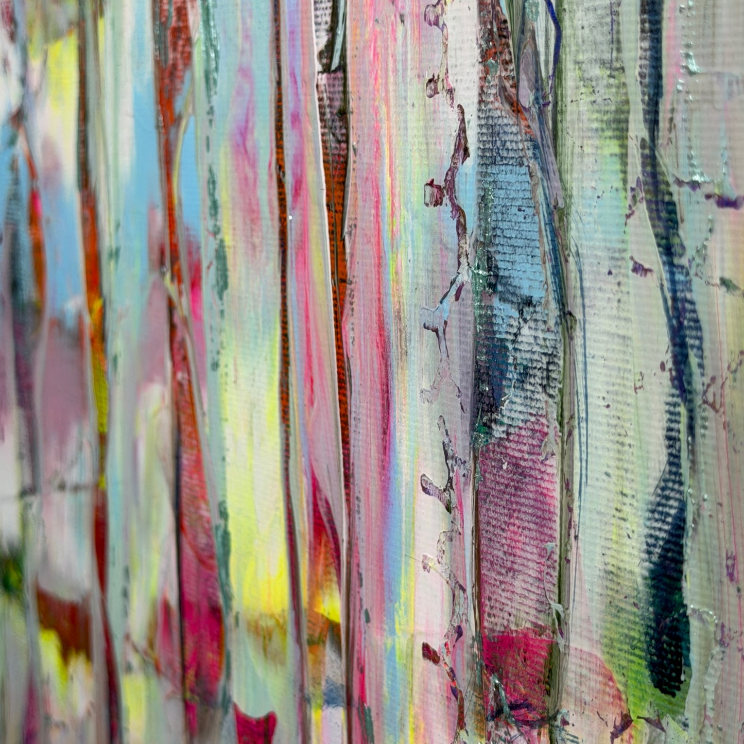 Regen schreibt Geschichten - Gemälde Nr. 591