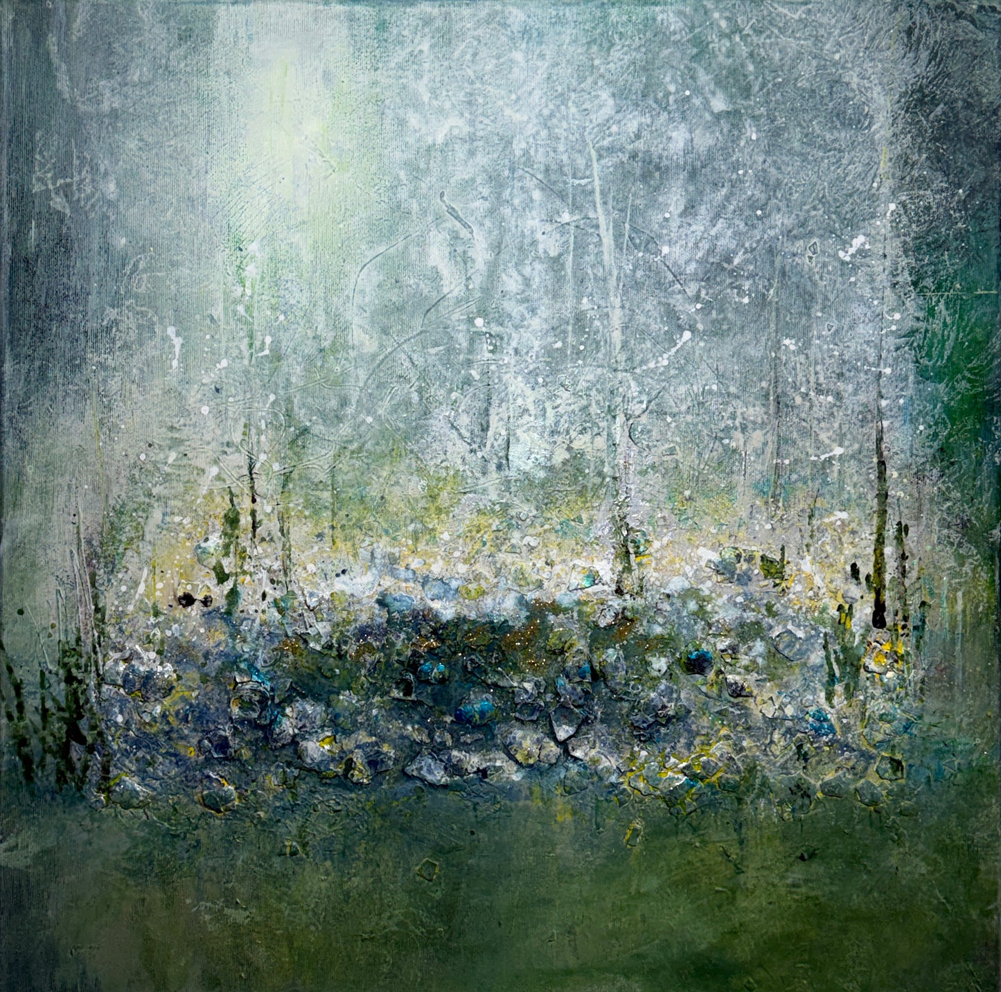 Zwischen Licht und Moos - Gemälde Nr. 595