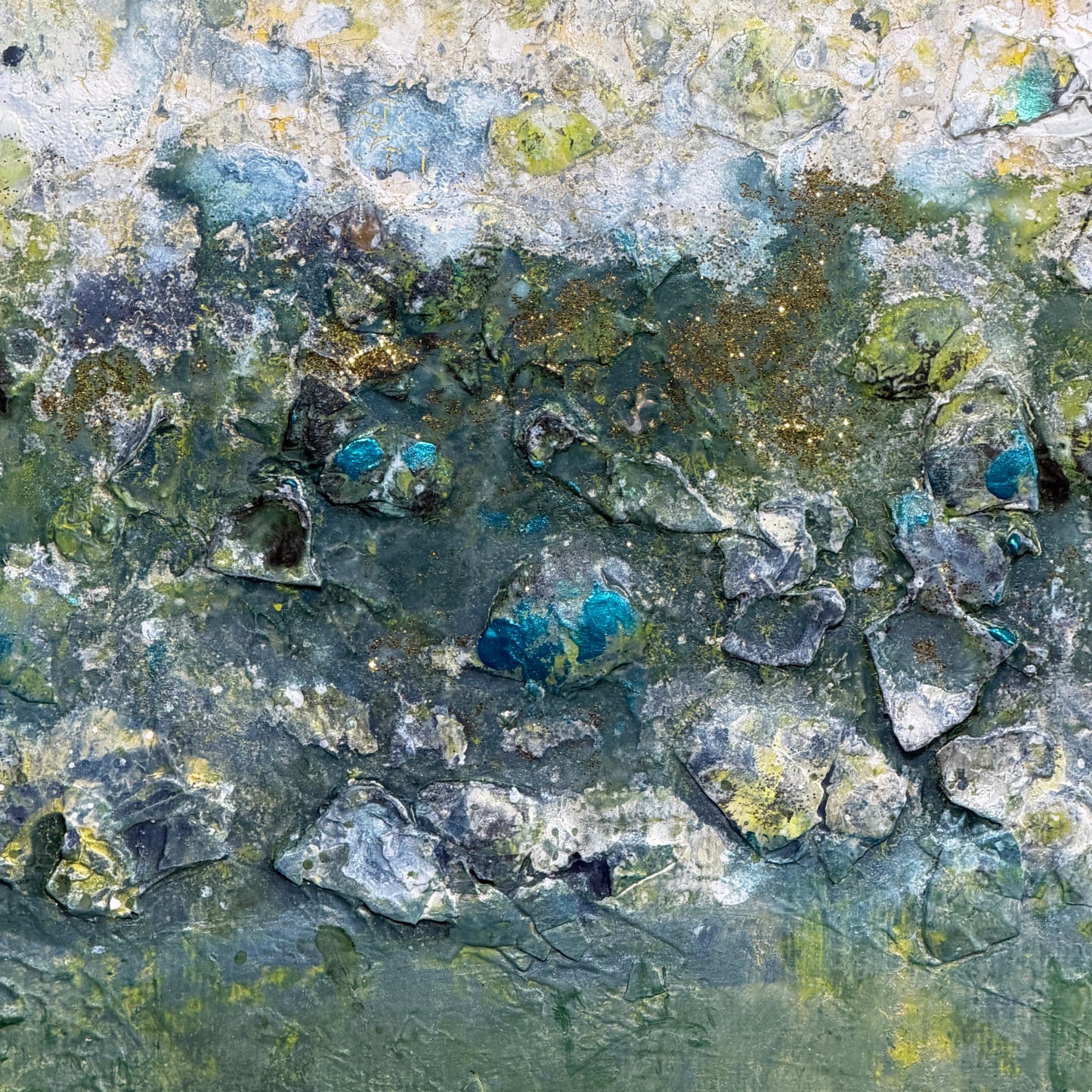 Zwischen Licht und Moos - Gemälde Nr. 595