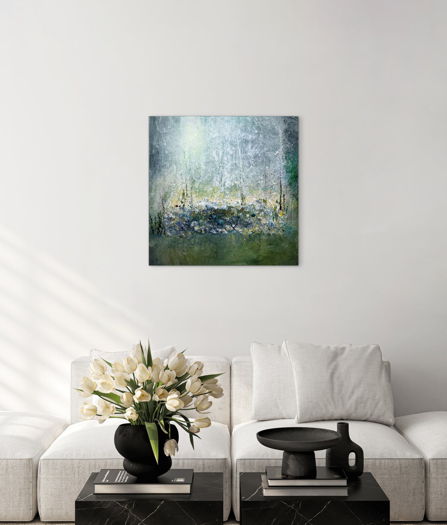 Zwischen Licht und Moos - Gemälde Nr. 595