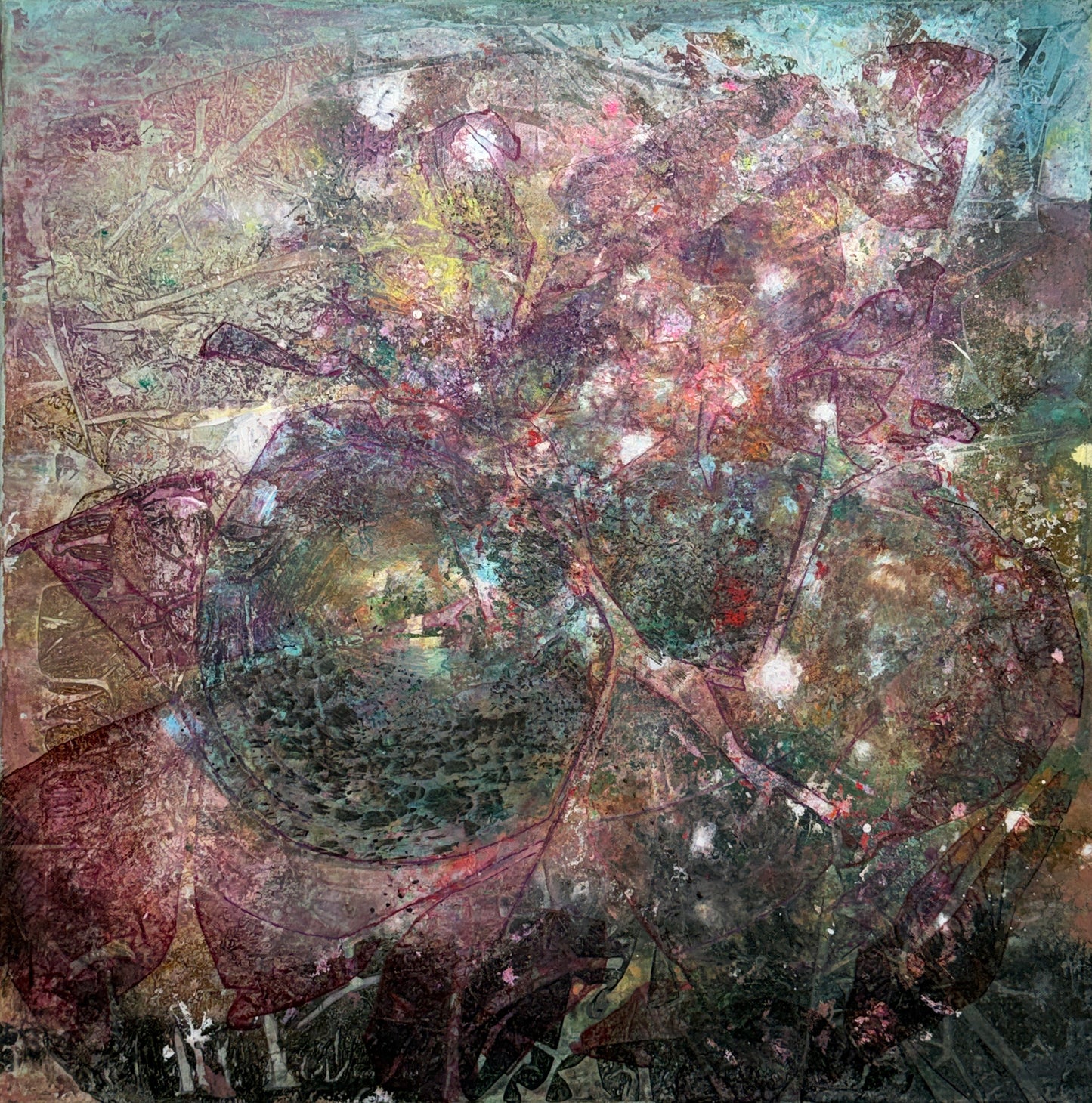 Zwischen Blüte und Sternenstaub - Gemälde Nr. 598