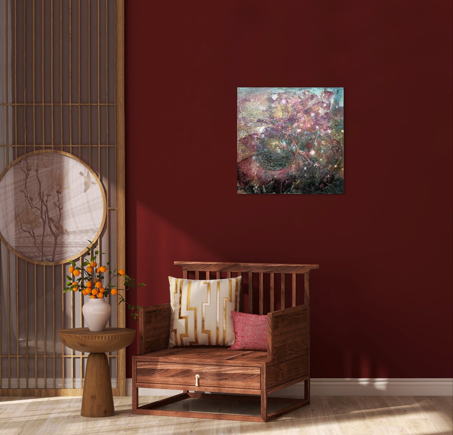 Zwischen Blüte und Sternenstaub - Gemälde Nr. 598