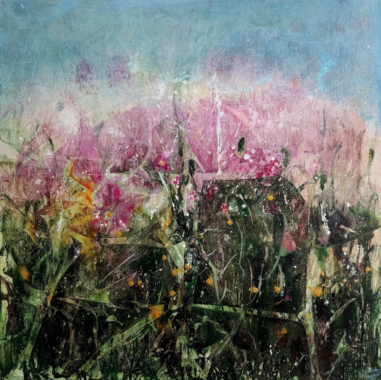 Jubiläum im Garten der Farbe - Gemälde Nr. 600