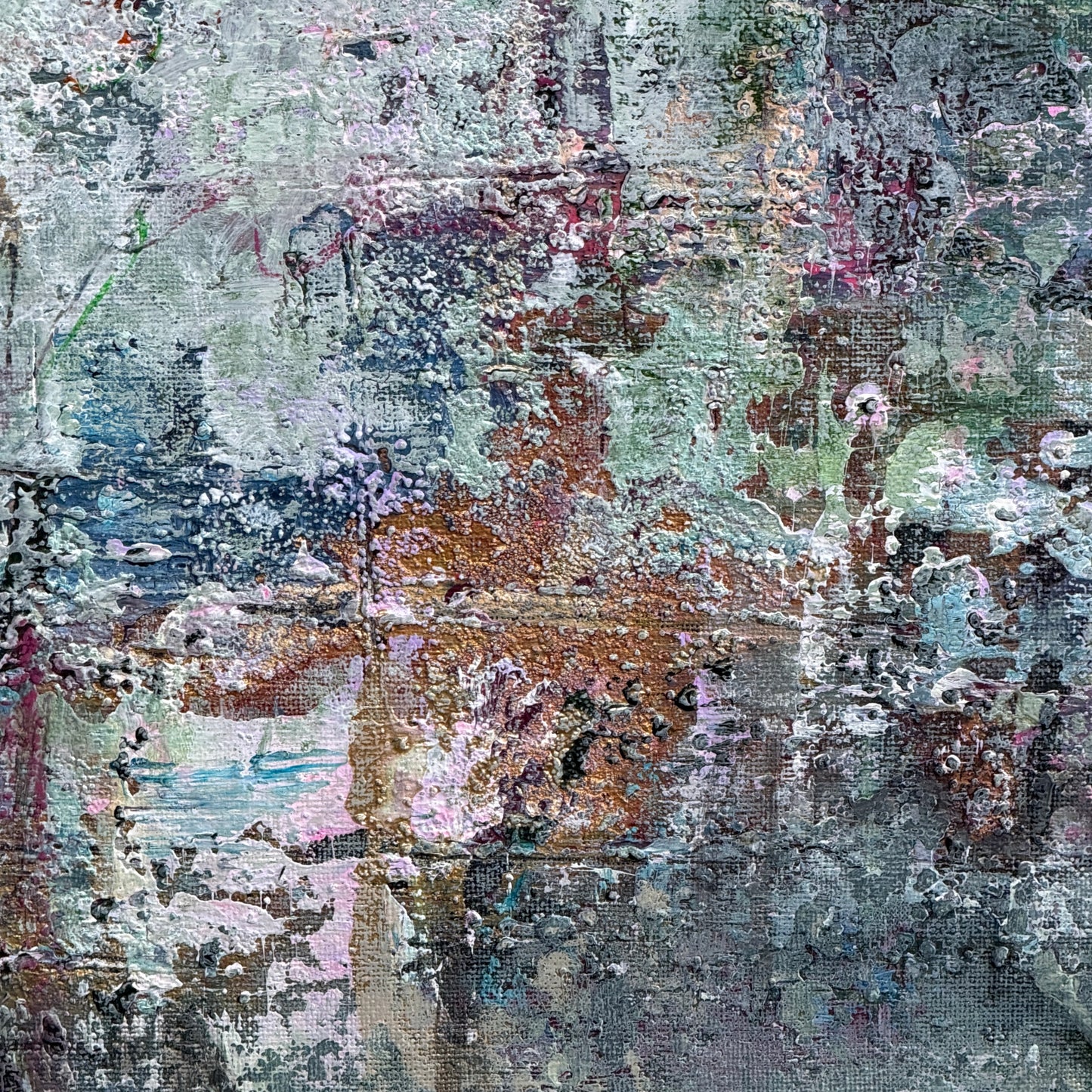 Zwischen Morgennebel und Erinnerung - Gemälde Nr. 602