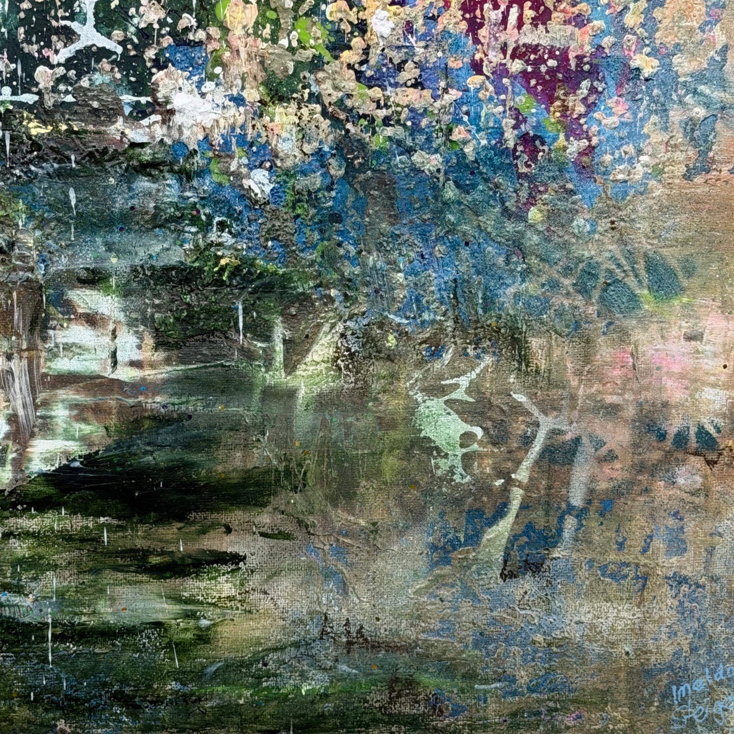 Zwischen Licht und Tiefe - Gemälde Nr.608