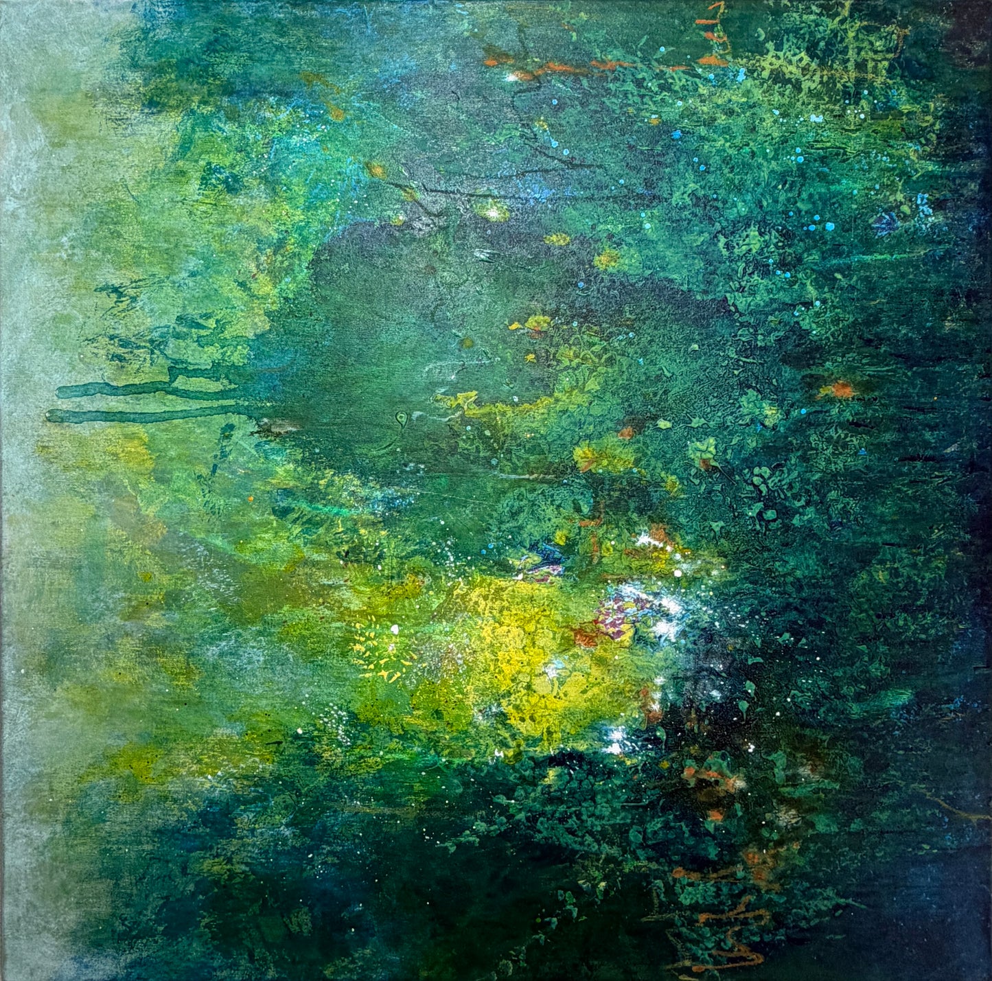 Wo die Stille wächst - Gemälde Nr. 617