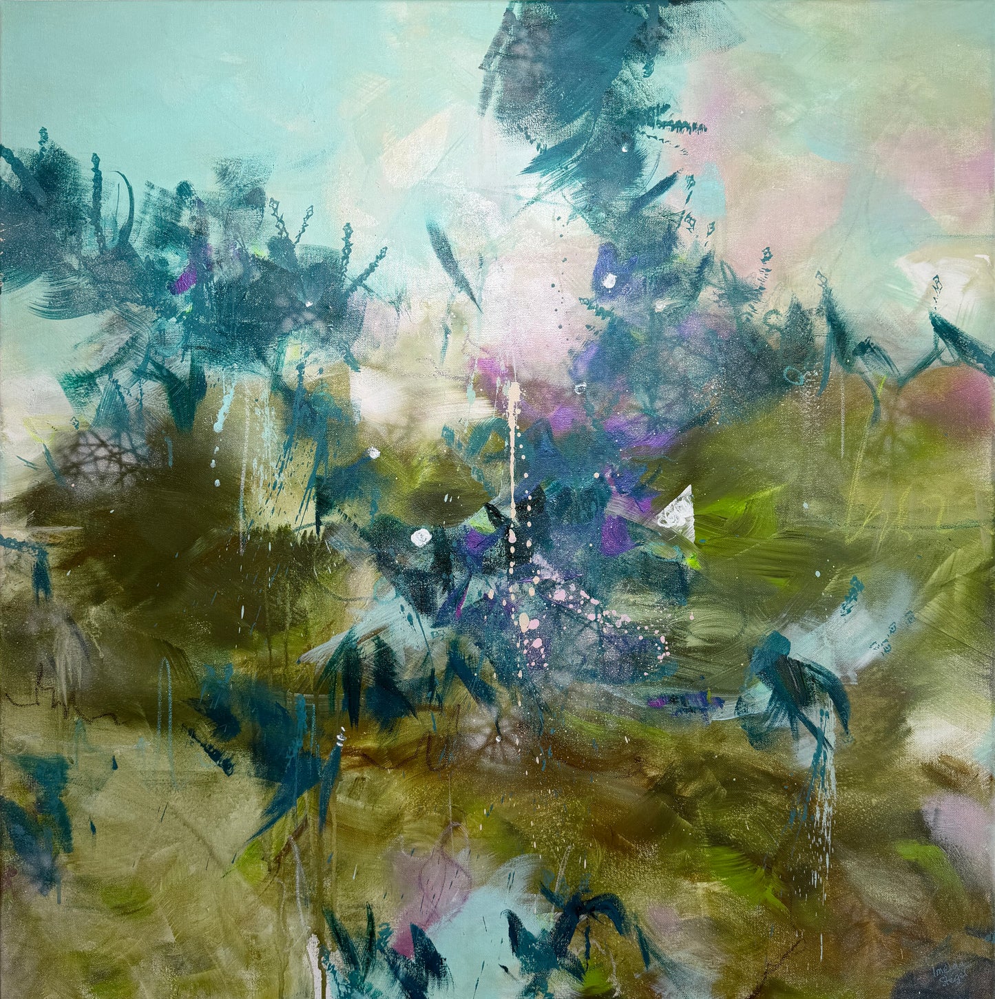 Der schwebende Garten - Gemälde Nr. 623 / zur Zeit in einer Ausstellung