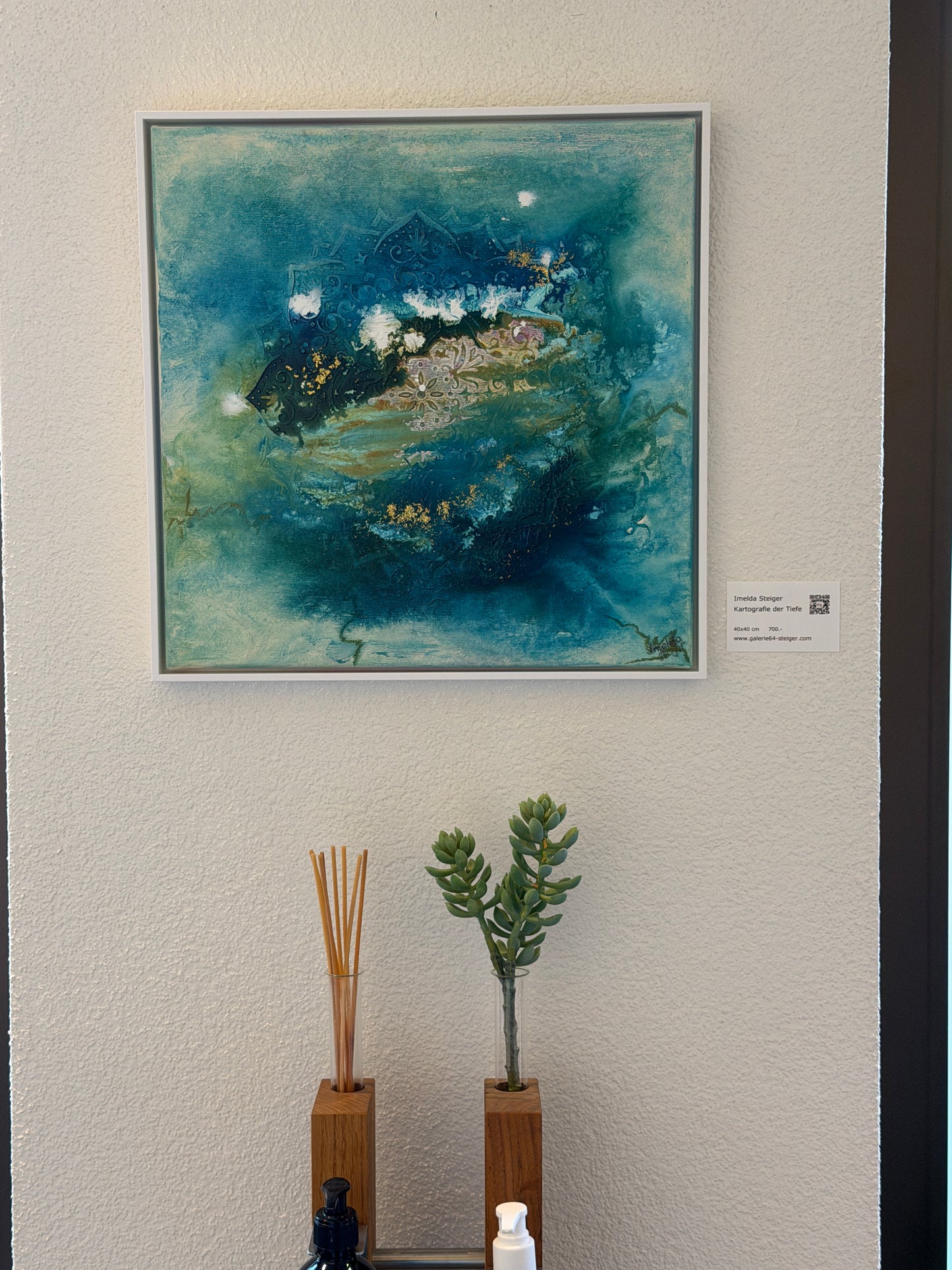 Kartografie der Tiefe - Gemälde Nr. 627-1 / zur Zeit in einer Ausstellung