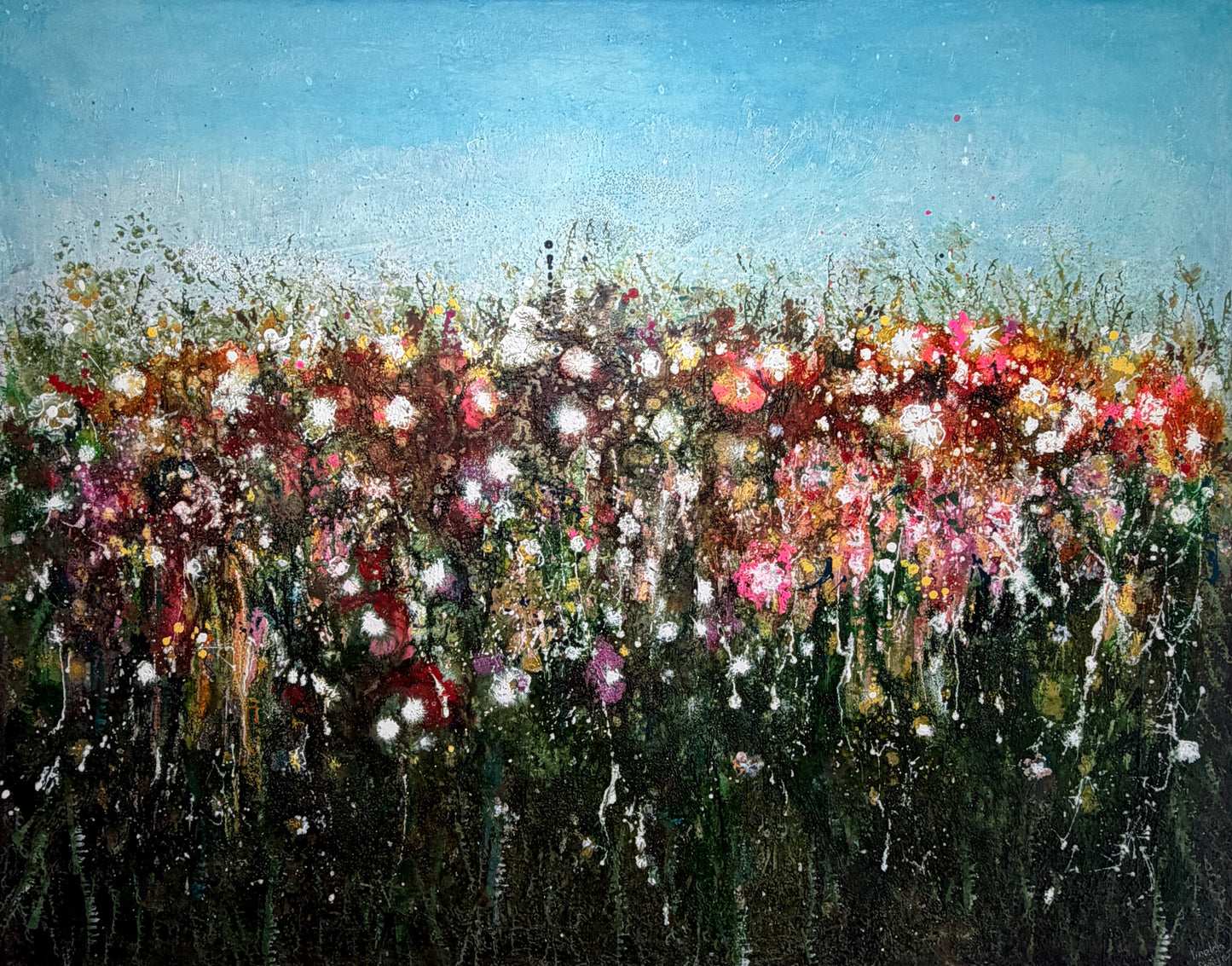 Blumenwiese 1 - Gemälde Nr. 635