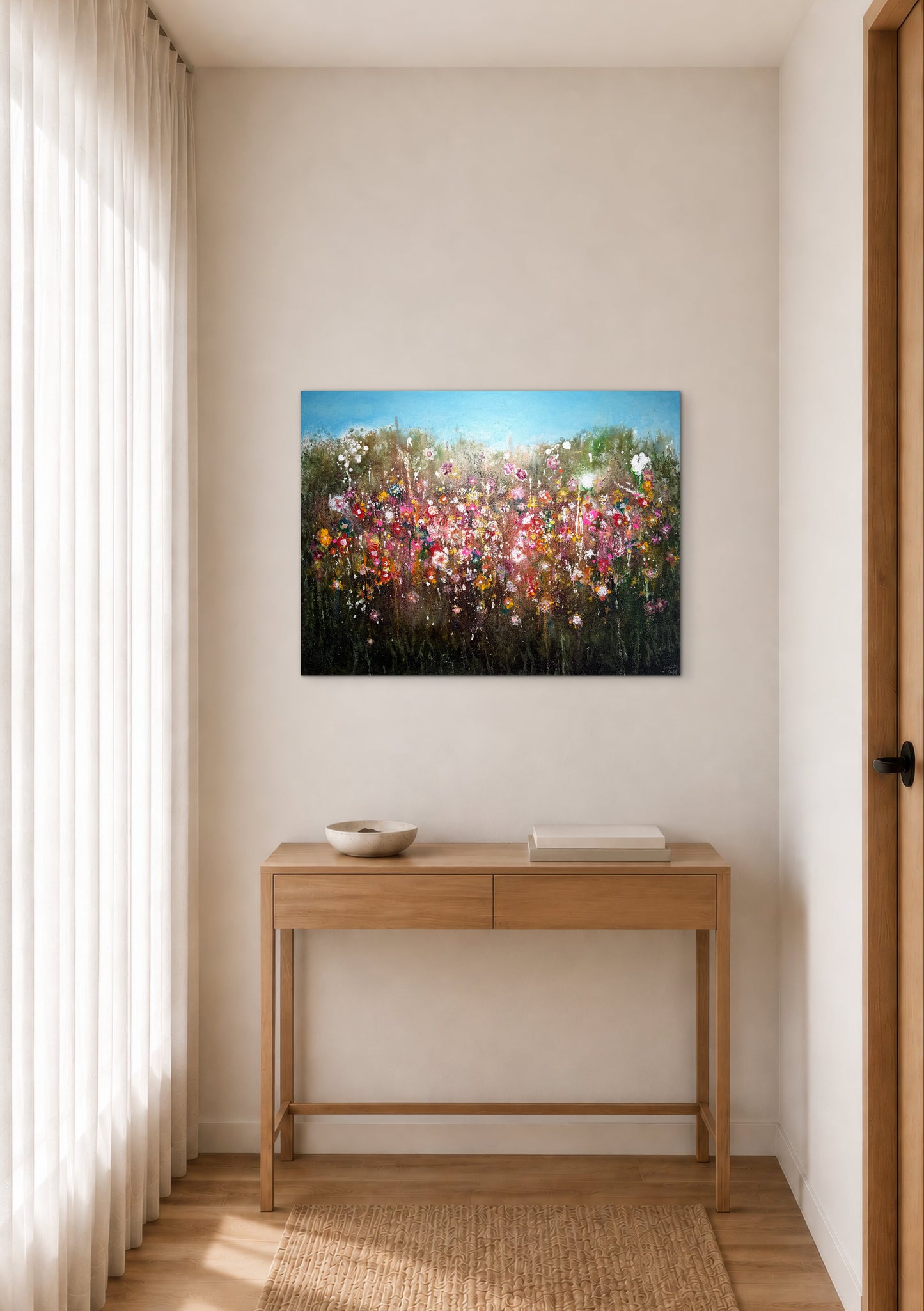 Blumenwiese 2 - Gemälde Nr. 636