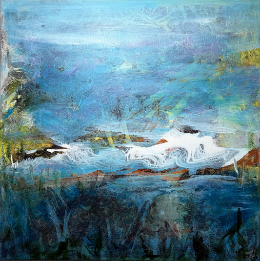 Zwischen Himmel und Tiefe - Gemälde. Nr. 648