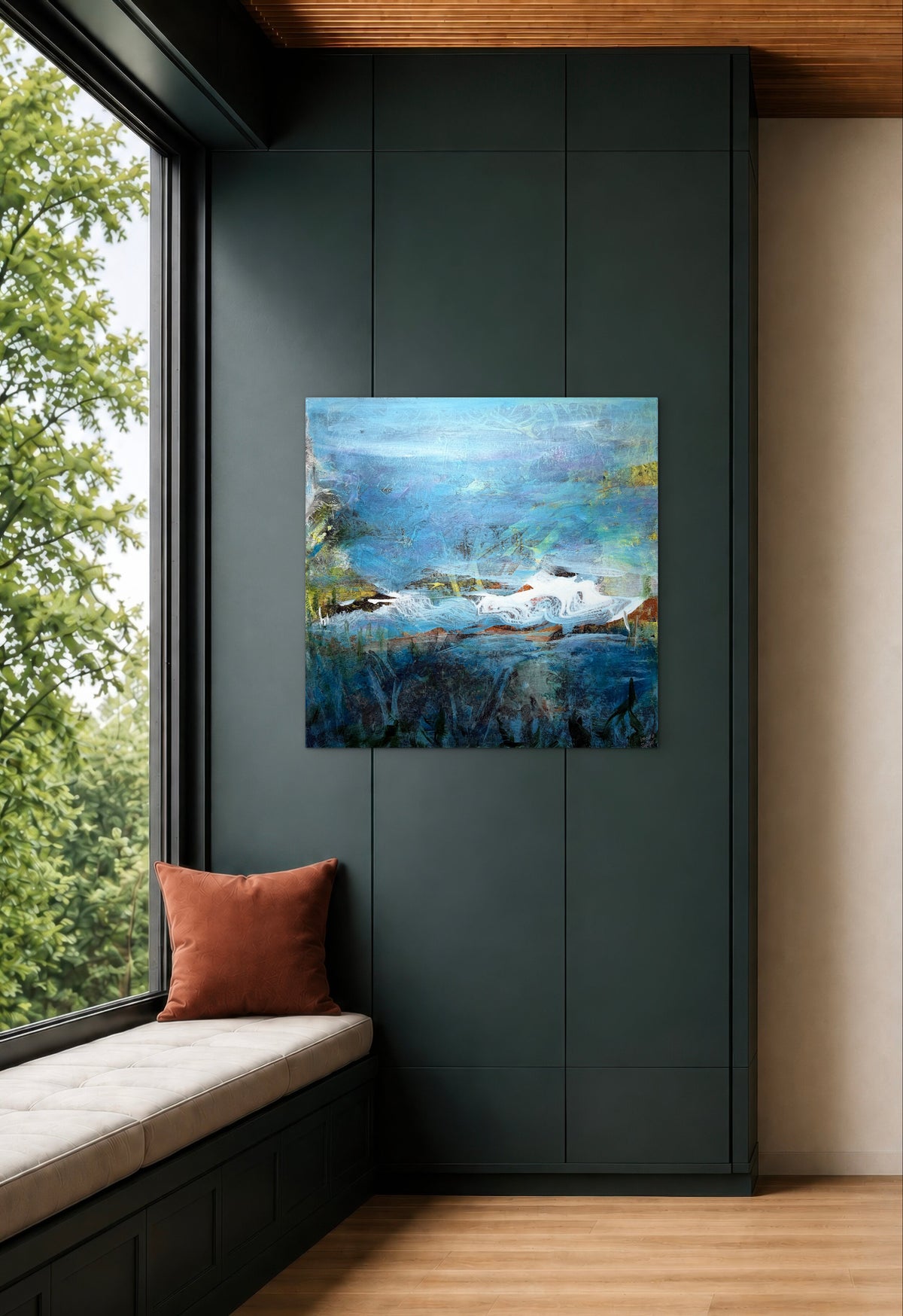 Zwischen Himmel und Tiefe - Gemälde. Nr. 648