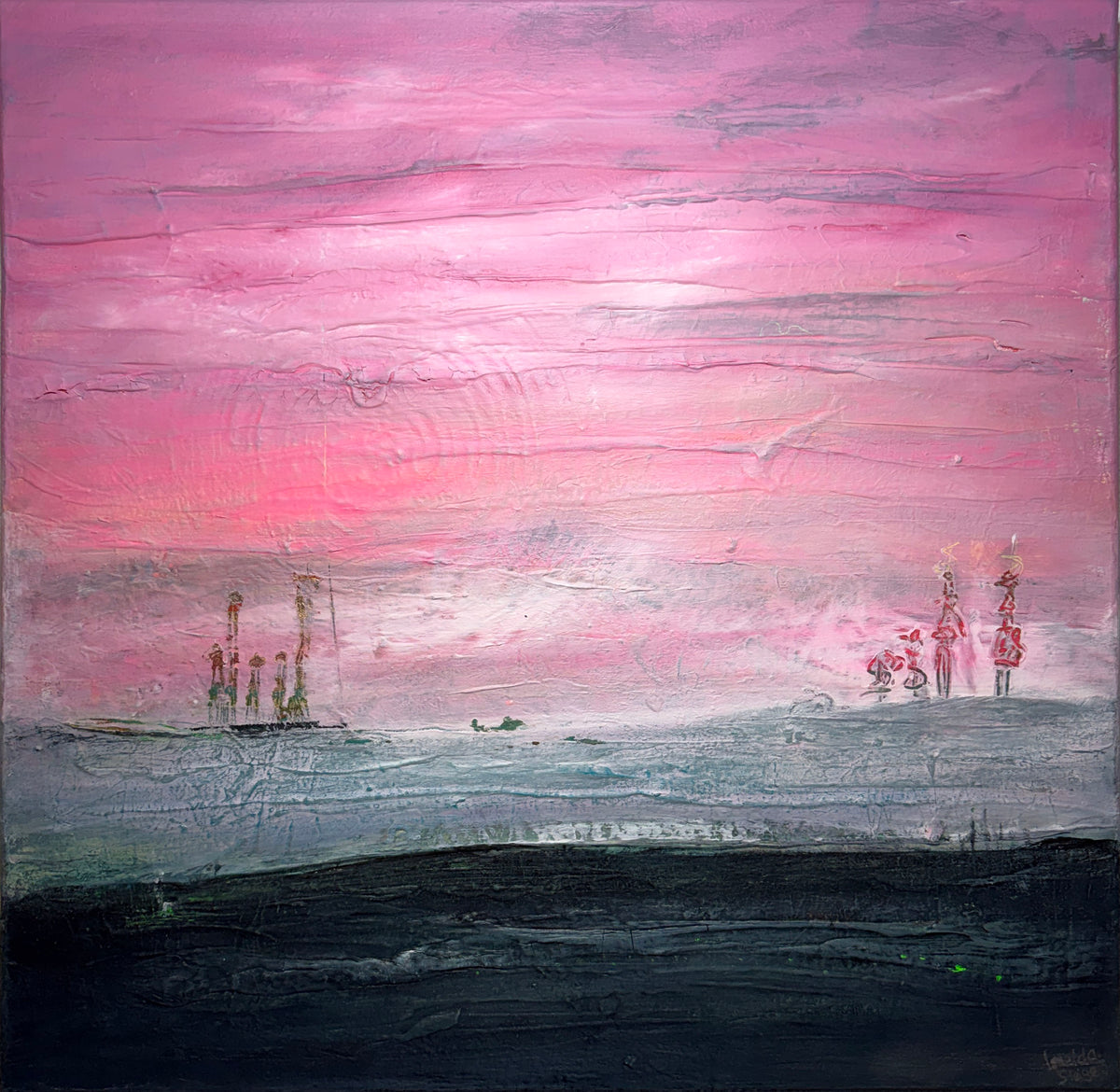 Wenn die Stille leuchtet - Gemälde Nr. 653