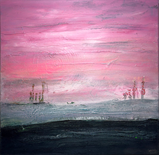 Wenn die Stille leuchtet - Gemälde Nr. 653
